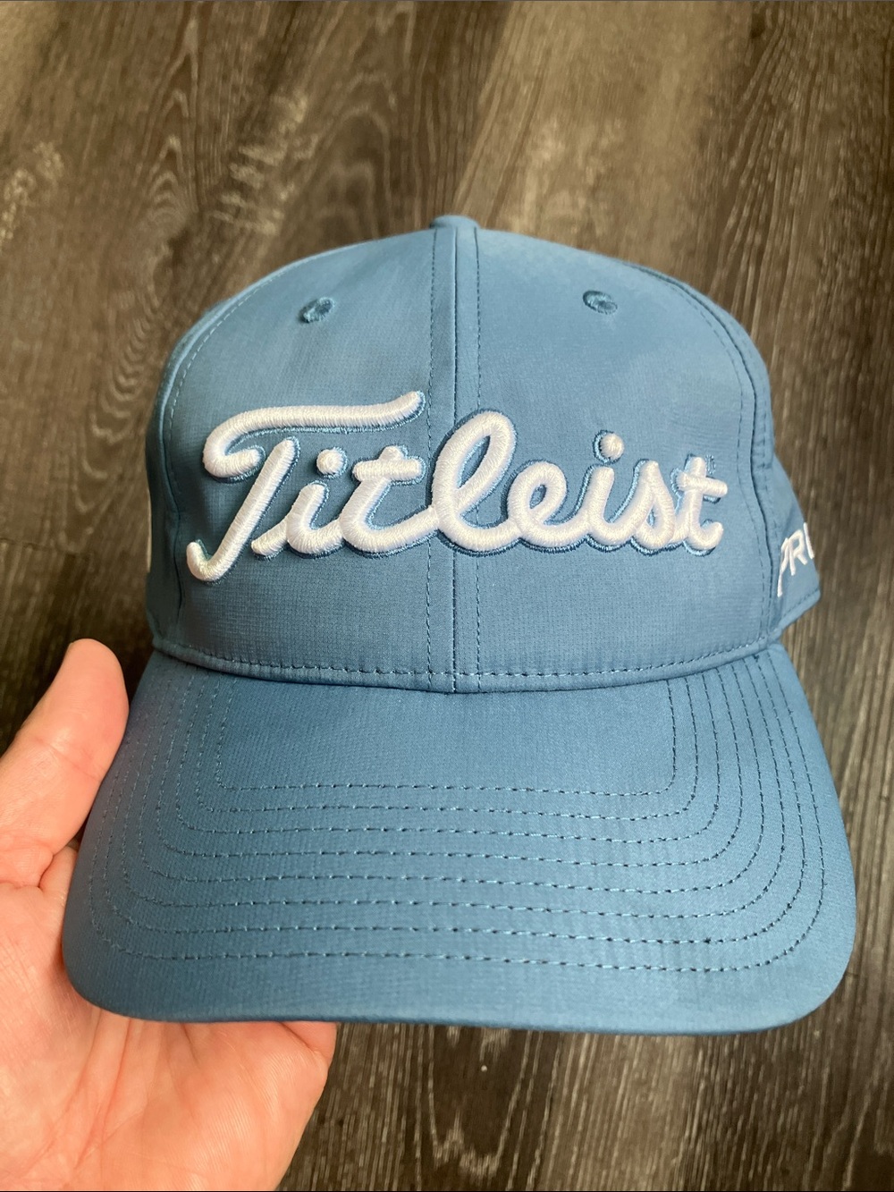 Titleist Light Blue Script Performance Golf Hat
